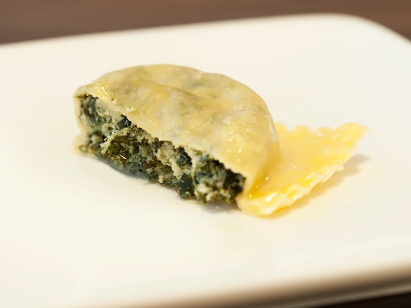 Chickpea Kale Ravioli